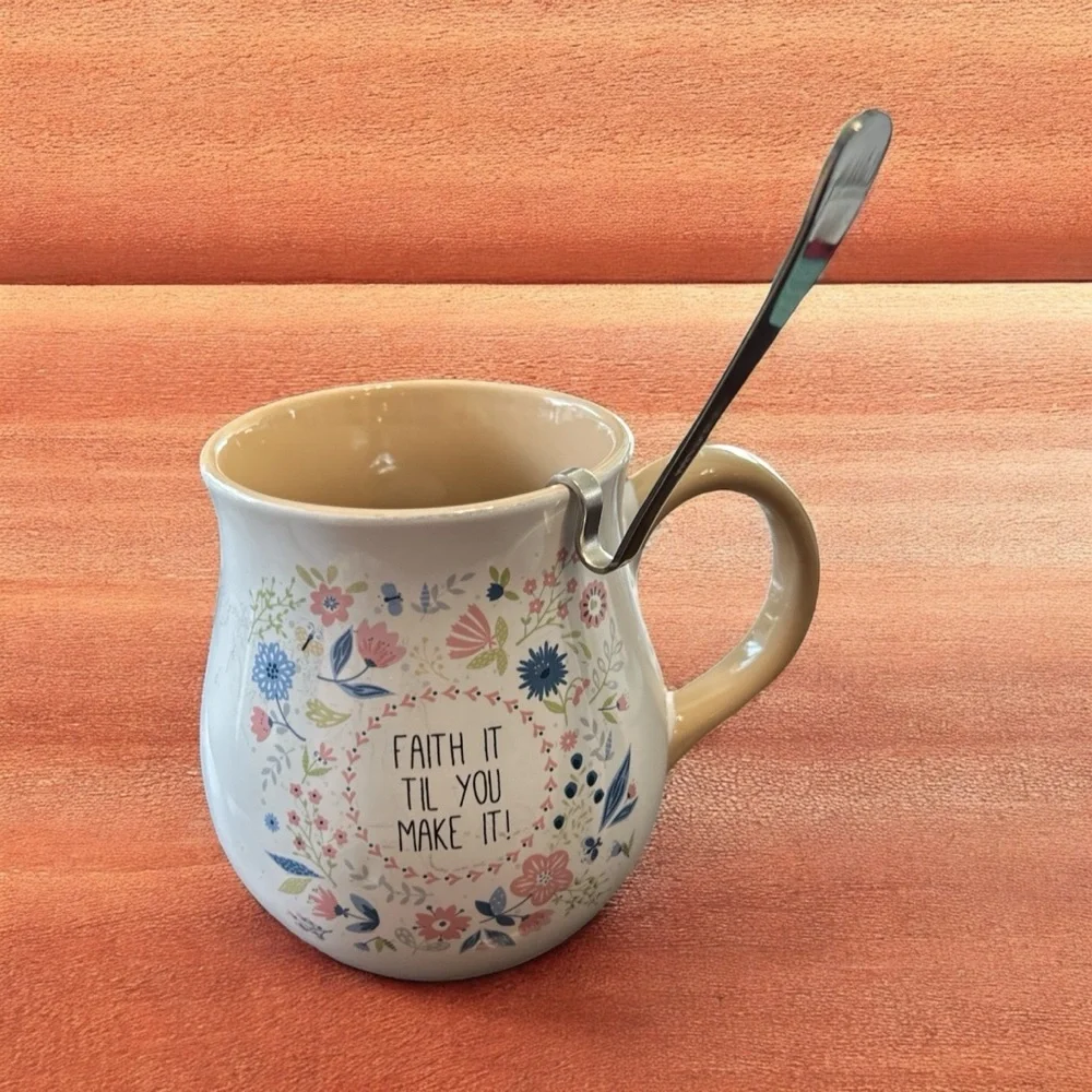 WINCO 18-8 stainless 6.25”HANGING CUP SPOON s-shape Coffee Tea teaspoon Set of 5